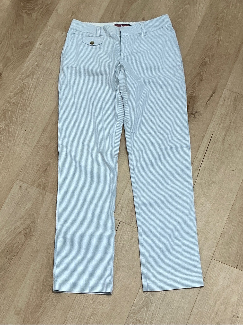 Vineyard Vines Light Blue Pinstripe Chinos